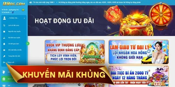 Khuyến mãi 99OK | Cấp vốn cược miễn phí cho tất cả bet thủ