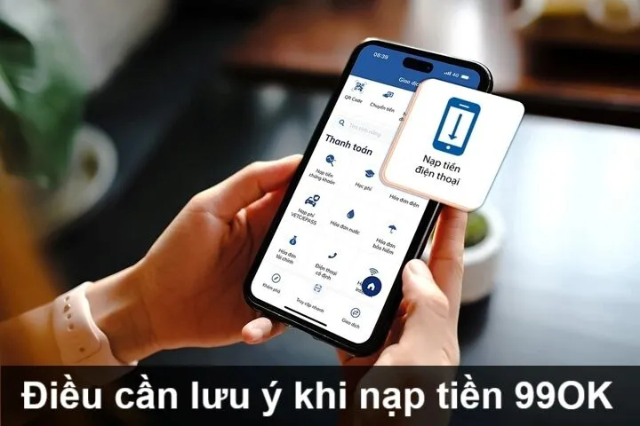 Hướng dẫn nạp tiền 99OK