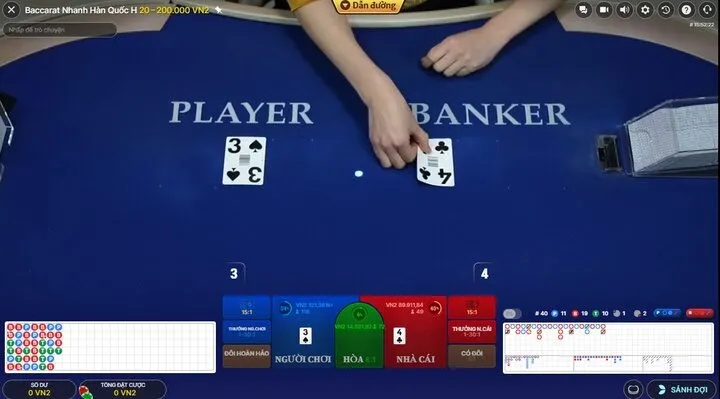 Điểm hấp dẫn của trò chơi Baccarat nhanh 99OK