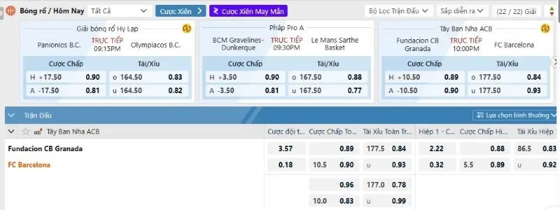 Phân tích tỷ lệ thắng trong Cầu lông 99OK