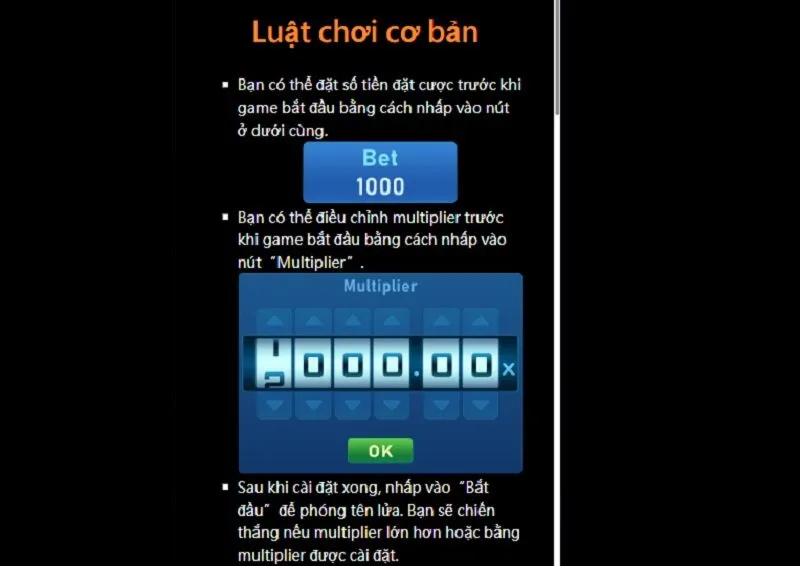 Luật chơi cơ bản của trò chơi Limo 99OK đẳng cấp số 1 thị trường cá cược