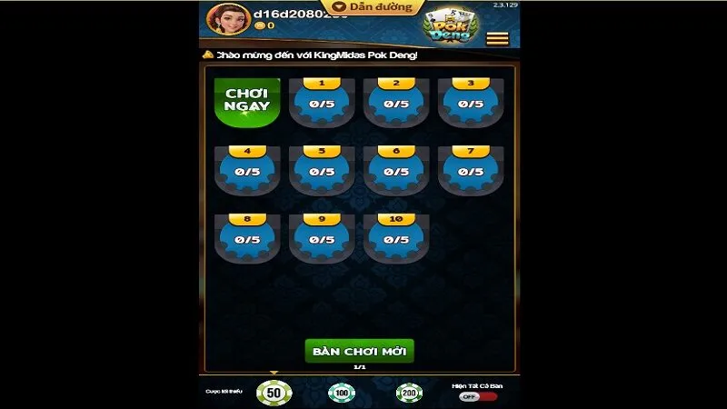 Luật chơi game đổi thưởng Pok Deng 99OK