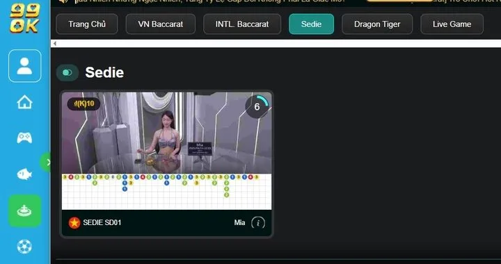 Các bước chơi Sedie 99OK ăn tiền cực dễ